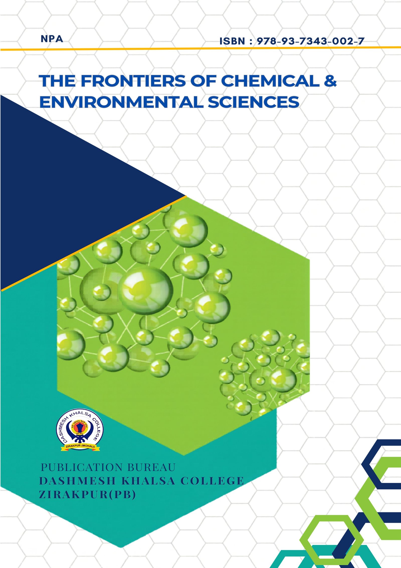 The Frontiers of Chemical and  Environmental Sciences 